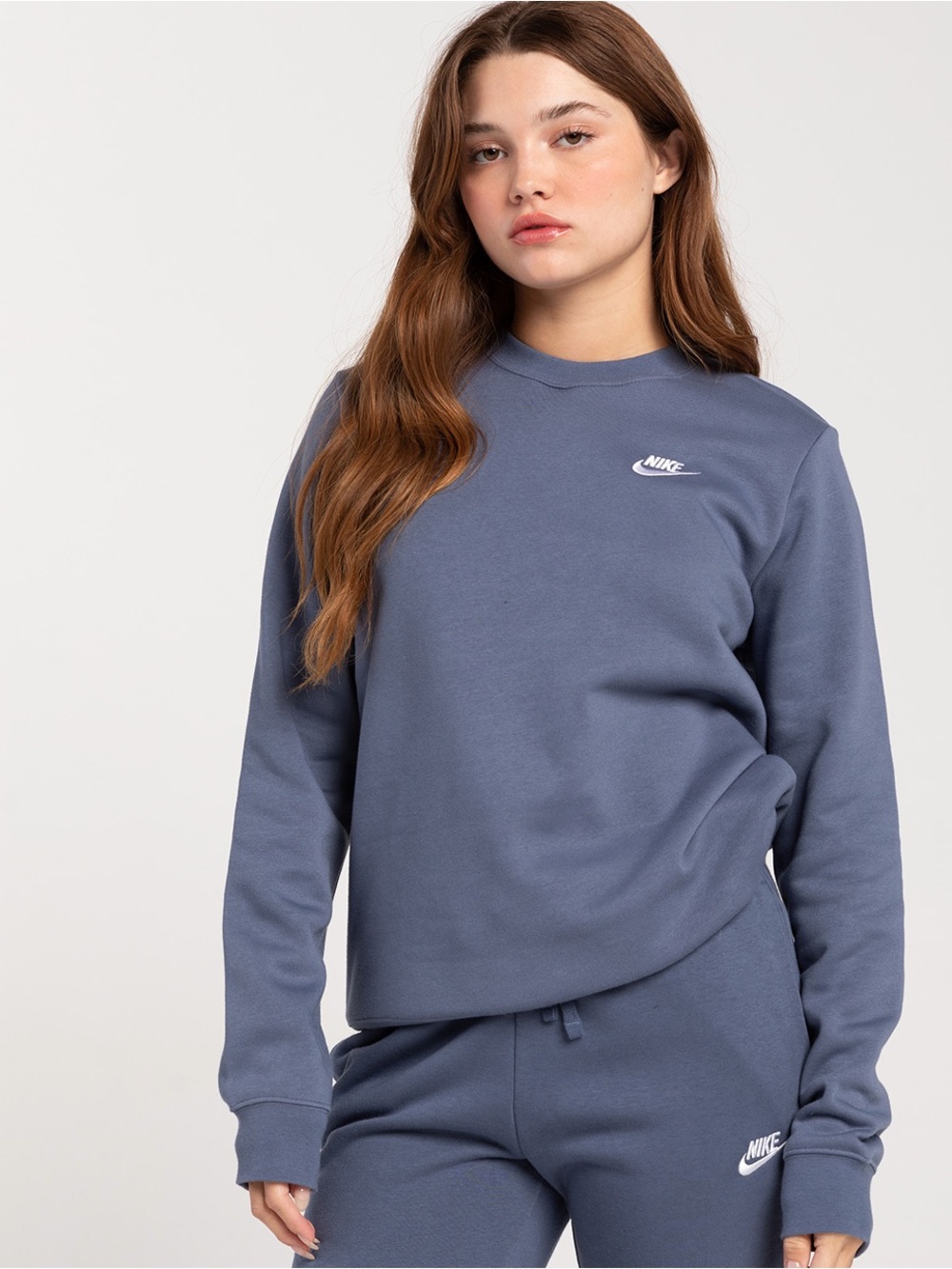 Nike Women's Crew Sweatshirt in Dusty Blue